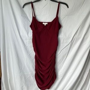 Maroon homecoming dress
